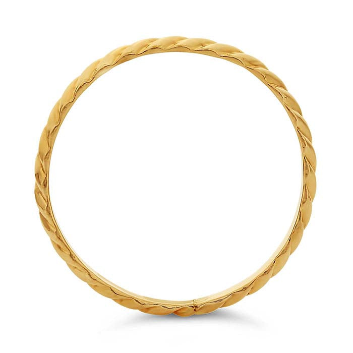14/20 Guld Fyldt Halvrund Tvistet Ring
