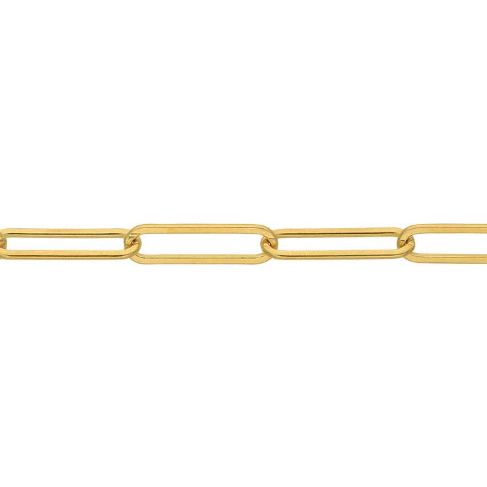 14/20 Yellow Gold-Filled 2.7mm Flat Drawn Oval Cable Chain