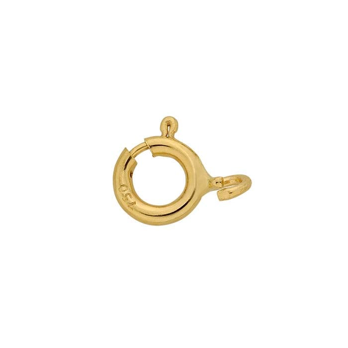 Gold Spring Ring Clasp