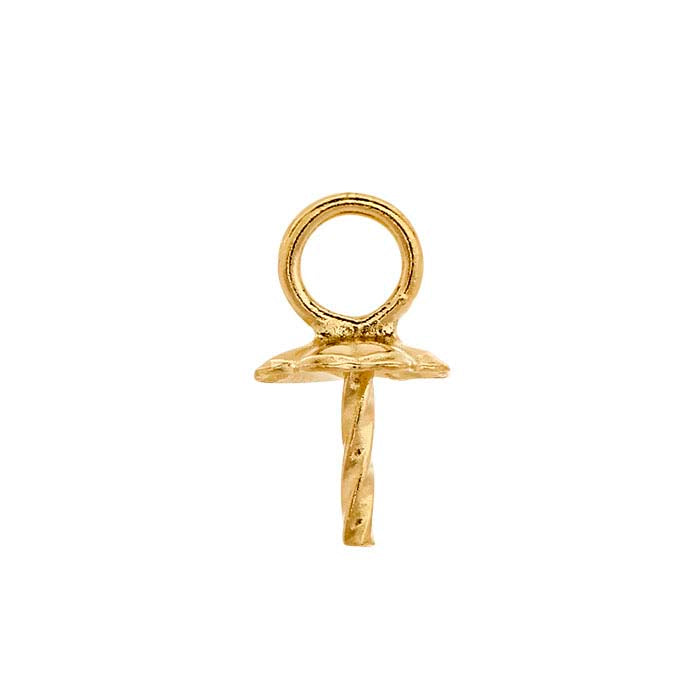 14/20 イエローゴールドフィルド フラワースクリューアイ