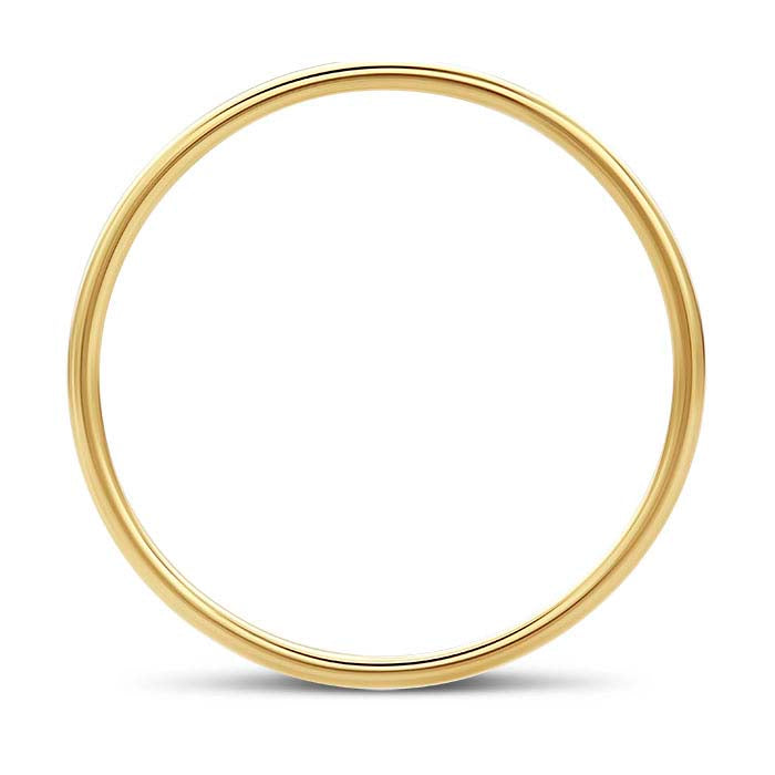 14K Yellow Gold Stackable Band