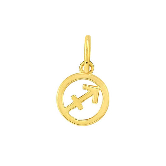 14K Yellow Gold Sagittarius Charm