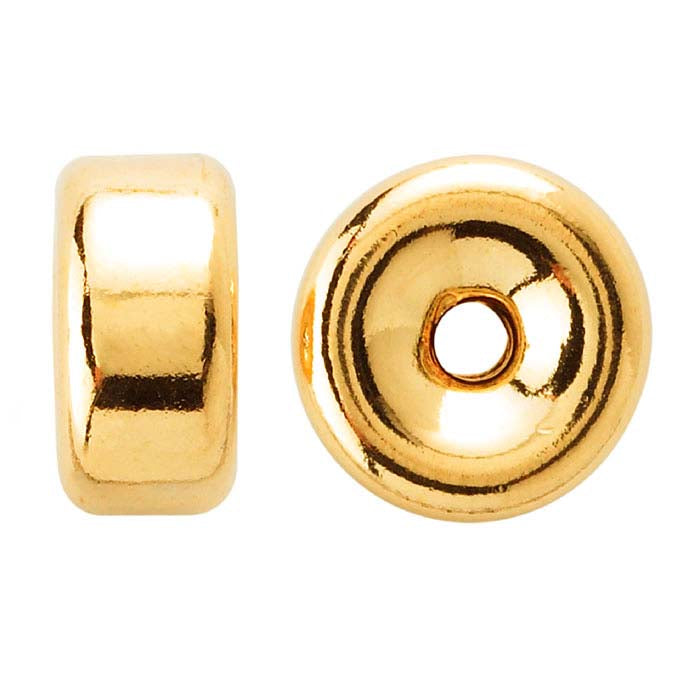 14/20 Yellow Gold-Filled Roundel Bead