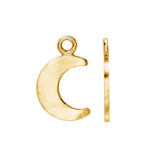 14/20 Yellow Gold-Filled Moon Component