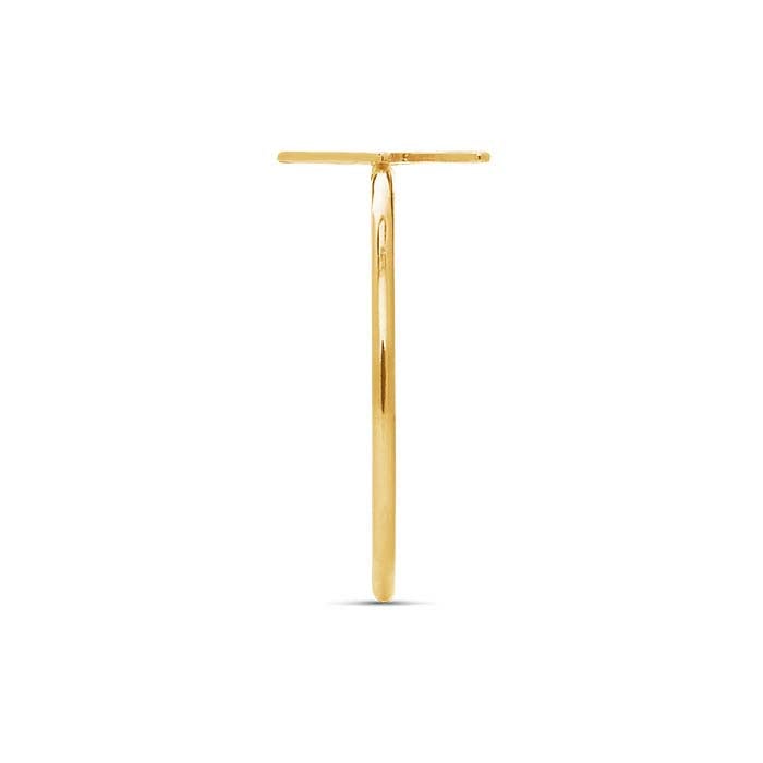 14/20 Yellow Gold-Filled Lightning Bolt Ring