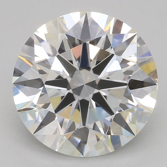 Lab-Grown Diamond 2.39ct, Round, G, VVS2