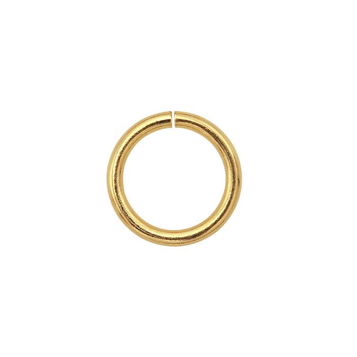 Anilha Redonda de 5mm ID em Ouro Amarelo 14K