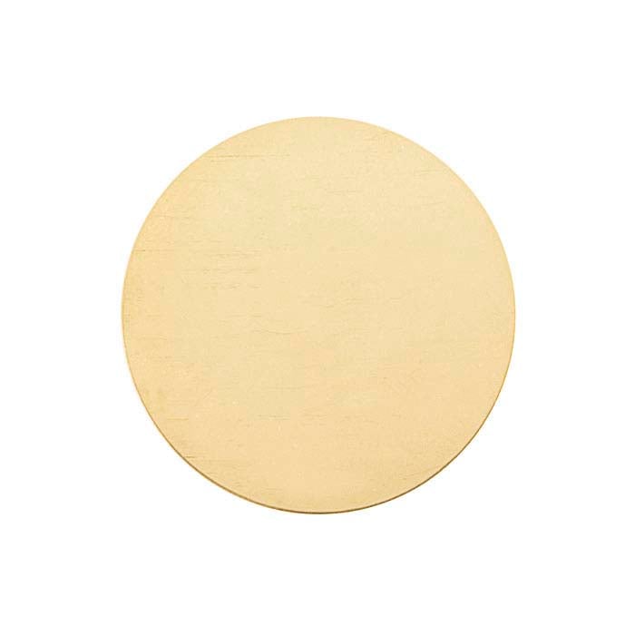14K Yellow Gold Discs, 26 Ga., Soft