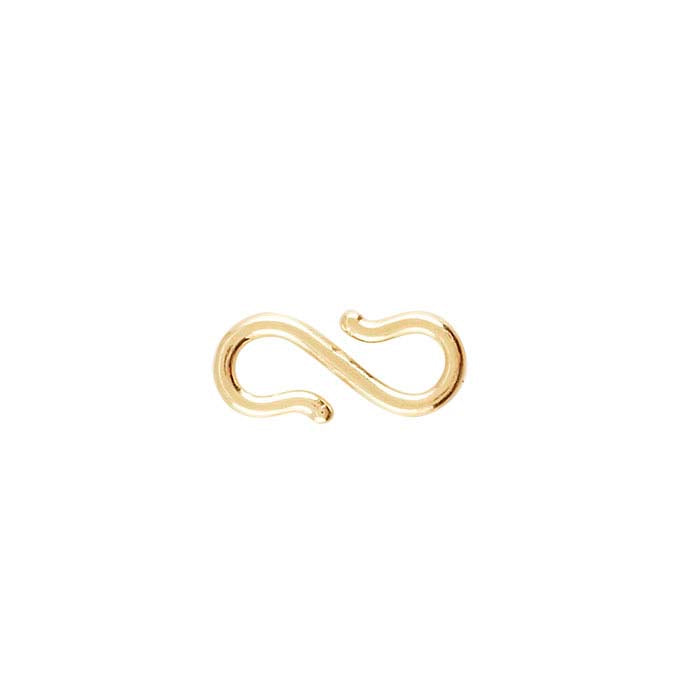 14K Yellow Gold 7.5mm S-Hook Clasp
