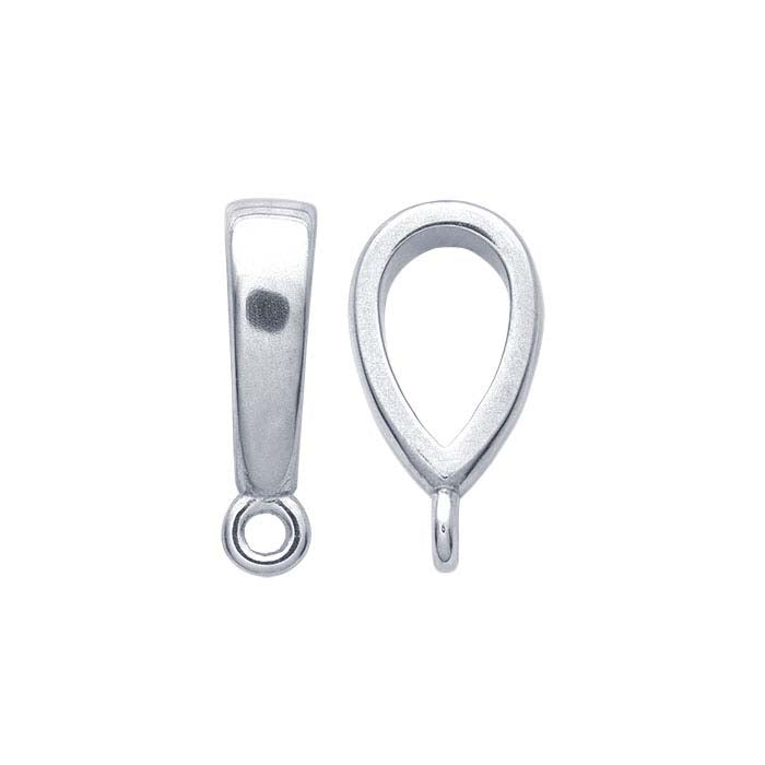 14K Balto Aukso Lygus Pakabukas su Statmeniniu Žiedu