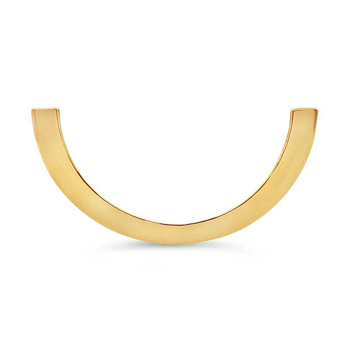 14K žuto zlato 2,2 mm 1/2-prstenasta drška