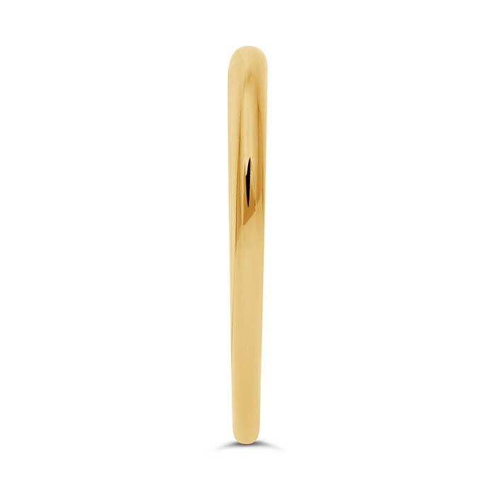14K Yellow Gold 3mm 3/4-Ring Shank