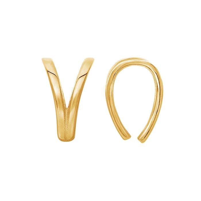 14K Yellow Gold Solder-On Bail