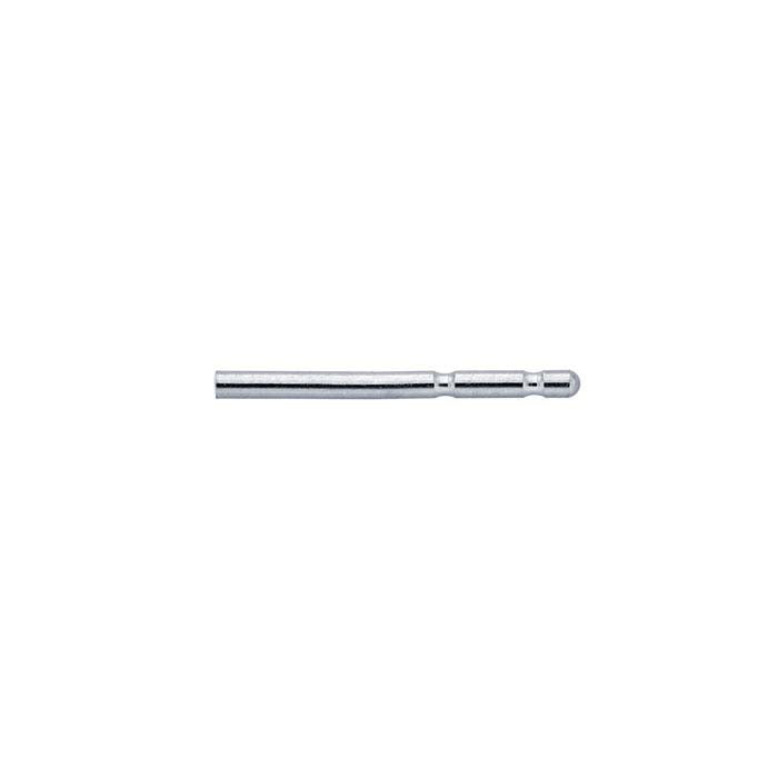 14K White Gold 0.76mm x 9.52mm Ear Post