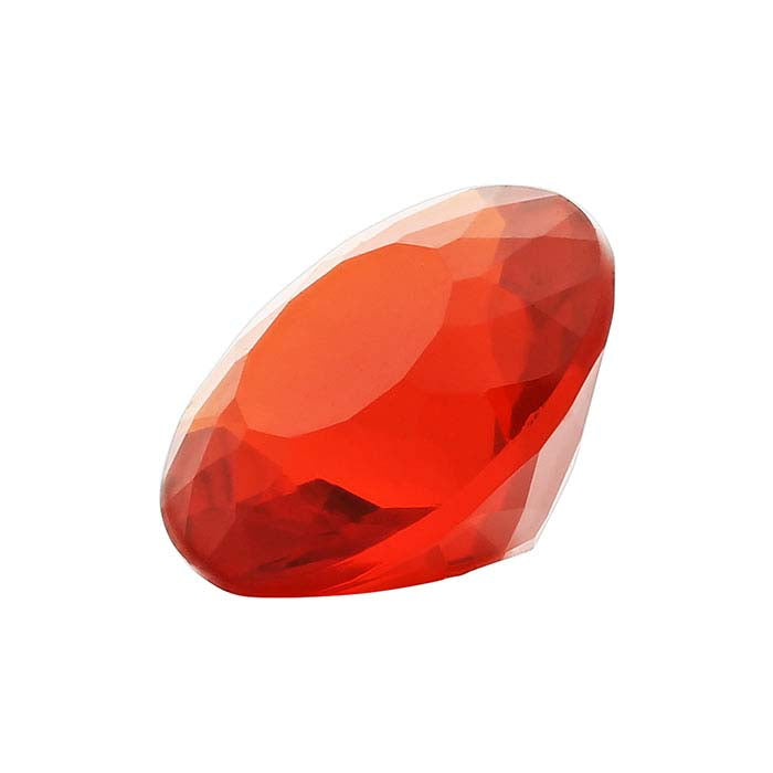 Mexican Fire Opal 3mm Round Faceted Gemstone