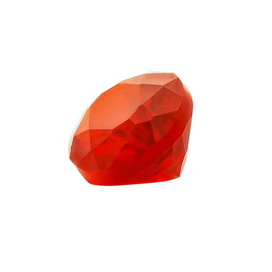 Mexican Fire Opal 6 x 4mm Oval Faceted Gemstone