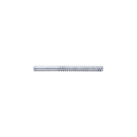 10K सफेद सोना 0.89mm x 9.52mm थ्रेडेड कान पोस्ट