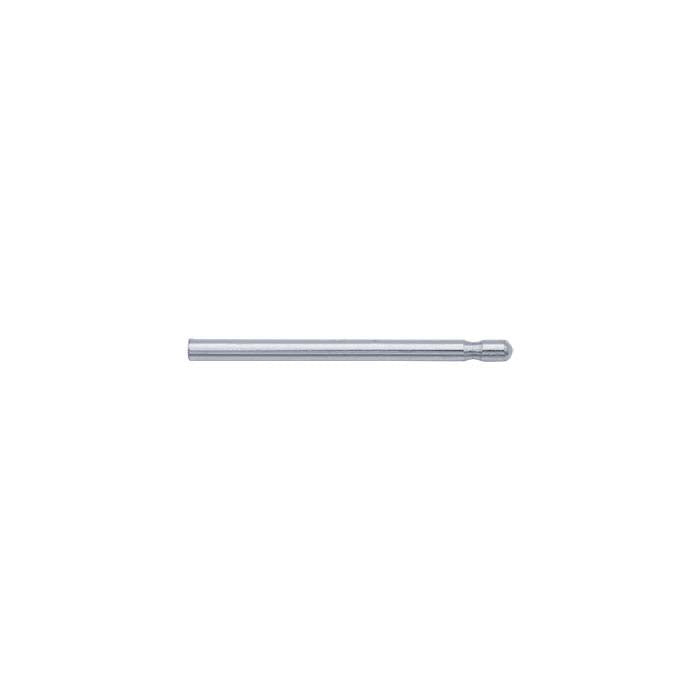 10K सफेद सोना 0.76mm x 12.7mm घर्षण कान पोस्ट