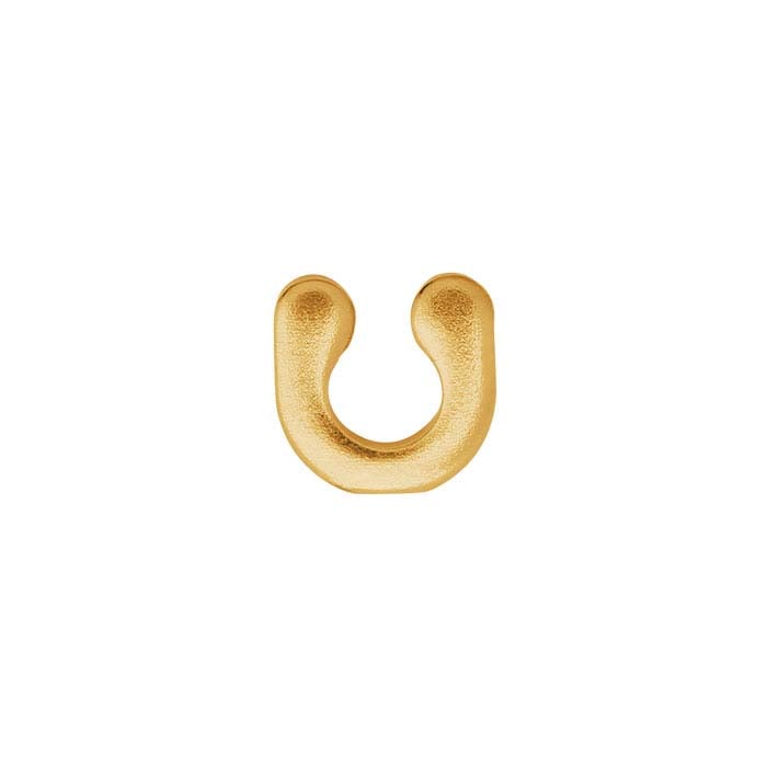 14K Yellow Gold 2 x 2mm Hoop Catch