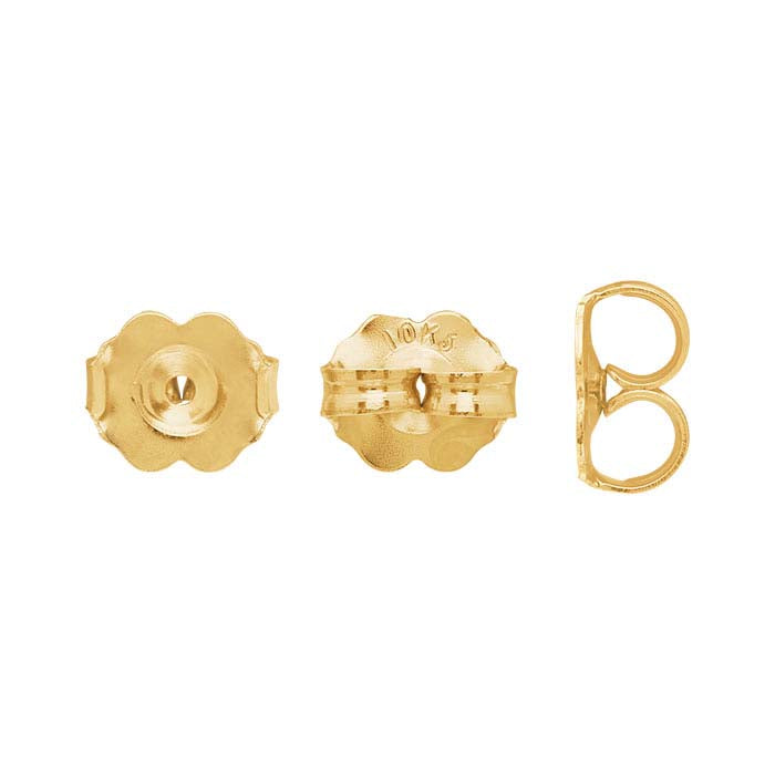 Écrou d'oreille moyen poids 5,2 mm en or jaune 10 carats