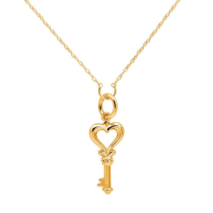 14K Yellow Gold 0.6mm Pendant Saddle® Rope Chain Necklace