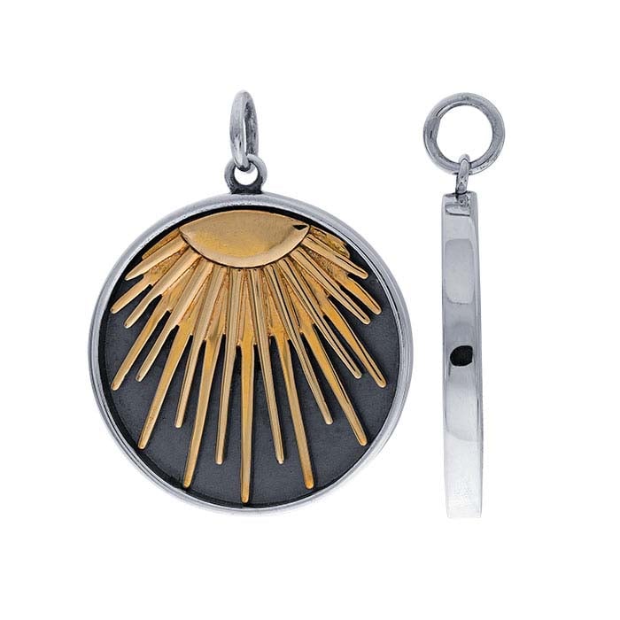 Sterling Silver Sunray Pendant