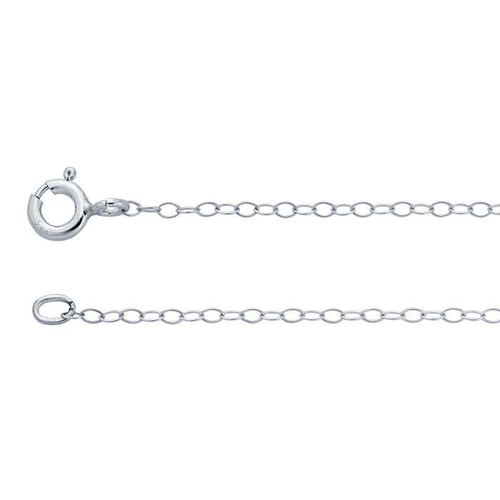 Sterling Silver Morning Glory Necklace