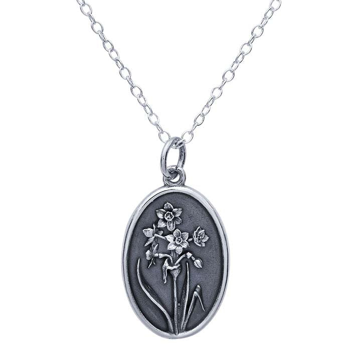 Sterling Silver Narcissus Necklace
