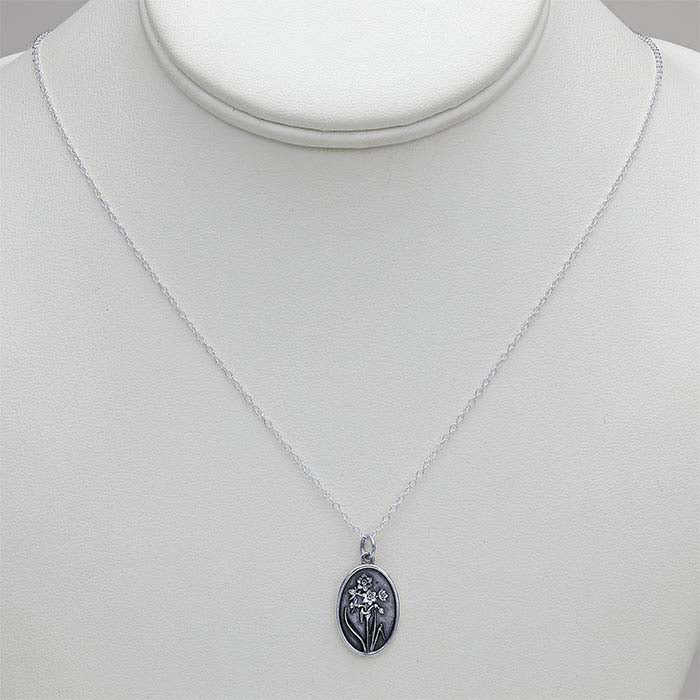 Sterling Silver Narcissus Necklace