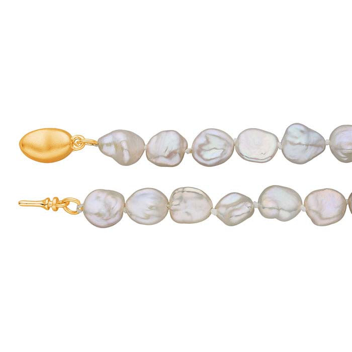 Natural 6–7mm Keshi Pearl Necklace
