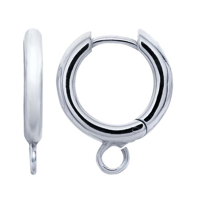 14/20 Yellow Gold-Filled 13.35mm Hoop Earring with Closed Ring