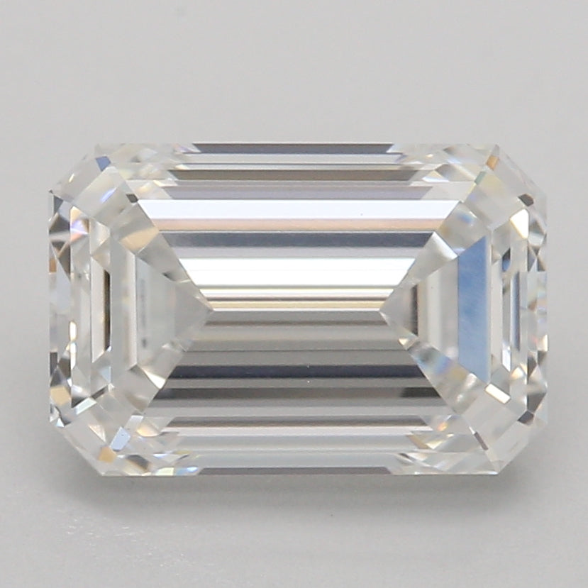 Lab-Grown Diamond 1.55ct, Emerald, F, VVS2
