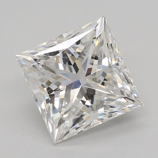 Lab-Grown Diamond 2.56ct, Princess, F, VVS2