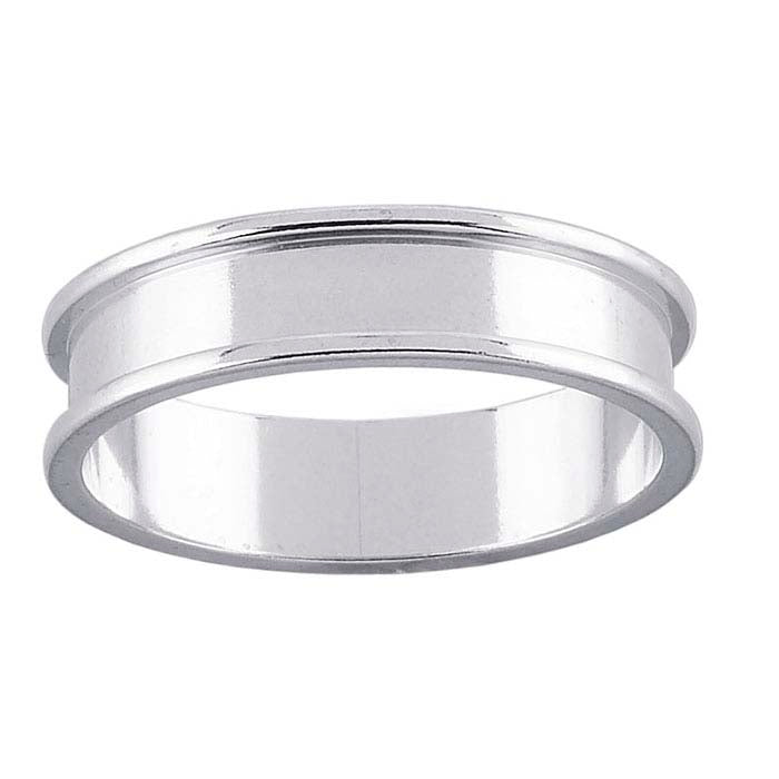 Sterling Silver 5mm Channel Ring