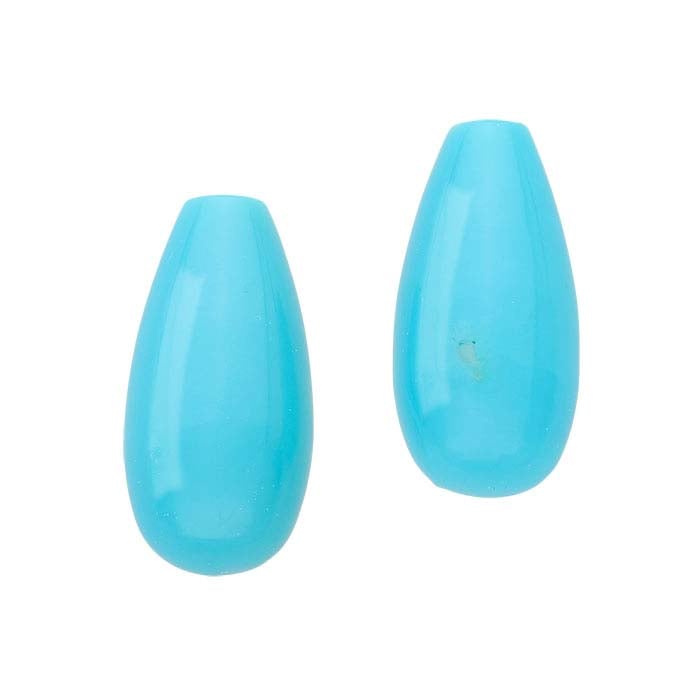American Mined™ Arizona Turquoise 8 x 13mm Drop Pendant