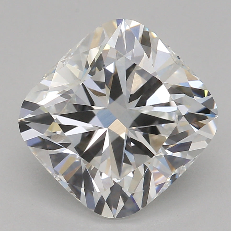 Labbodt diamant 2,03 ct, kuddfasett, E, VVS2