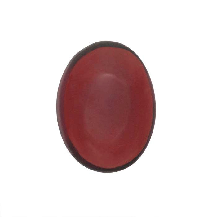 Garnet 10 x 8mm Oval Cabochon