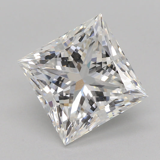 Lab-Grown Diamond 2.57ct, Princess, E, VVS2