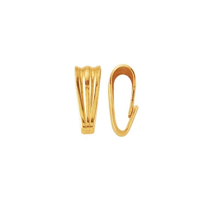 14K Yellow Gold Snap-On Bail