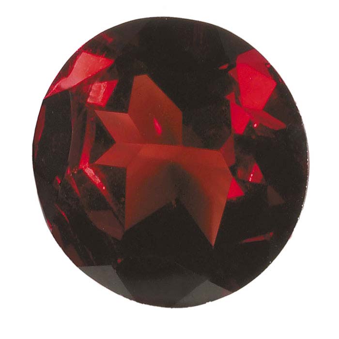 Garnet 3mm Round Faceted Gemstone, AA-Grade