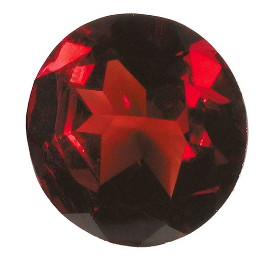 Garnet 3mm Round Faceted Gemstone, AA-Grade