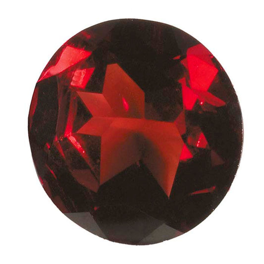 Garnet 4mm Round Faceted Gemstone, AA-Grade