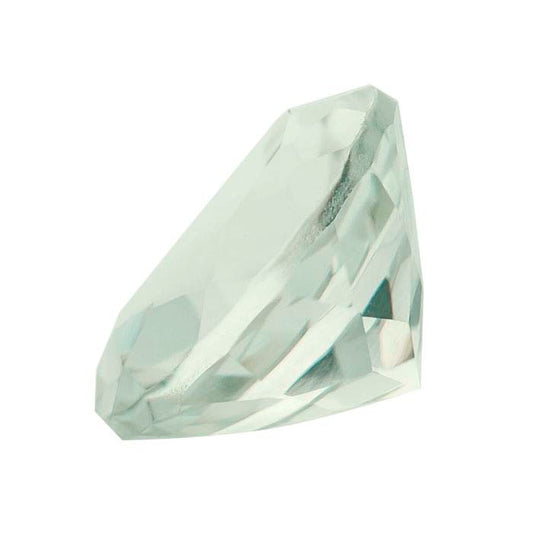 Green Quartz 5mm Round Faceted Gemstone, AA-Grade