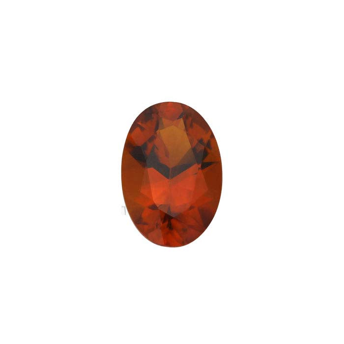 Fire Citrine 6 x 4mm Oval Faceted Gemstone, AA-Grade