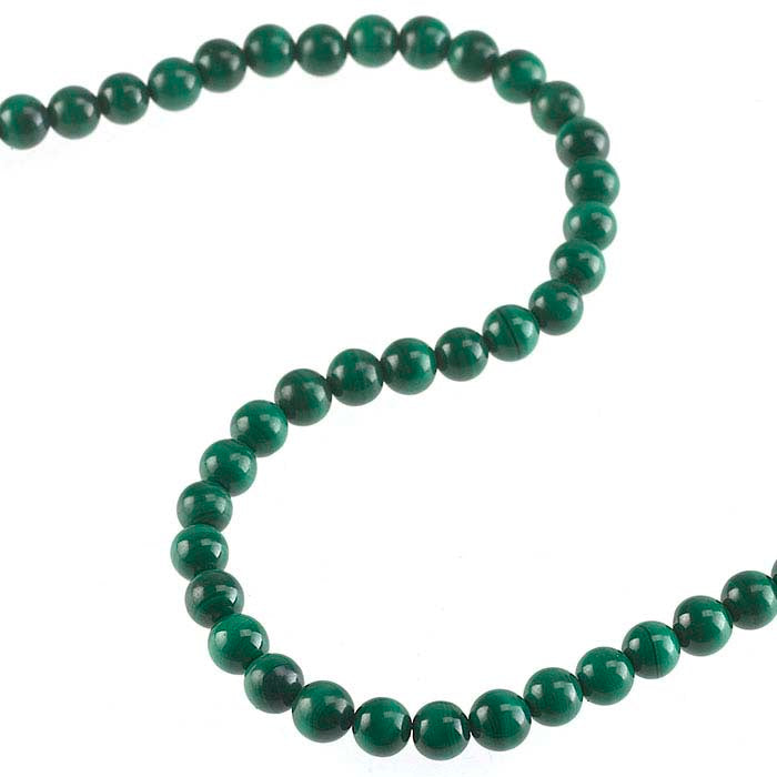Malachite Round Bead Strand
