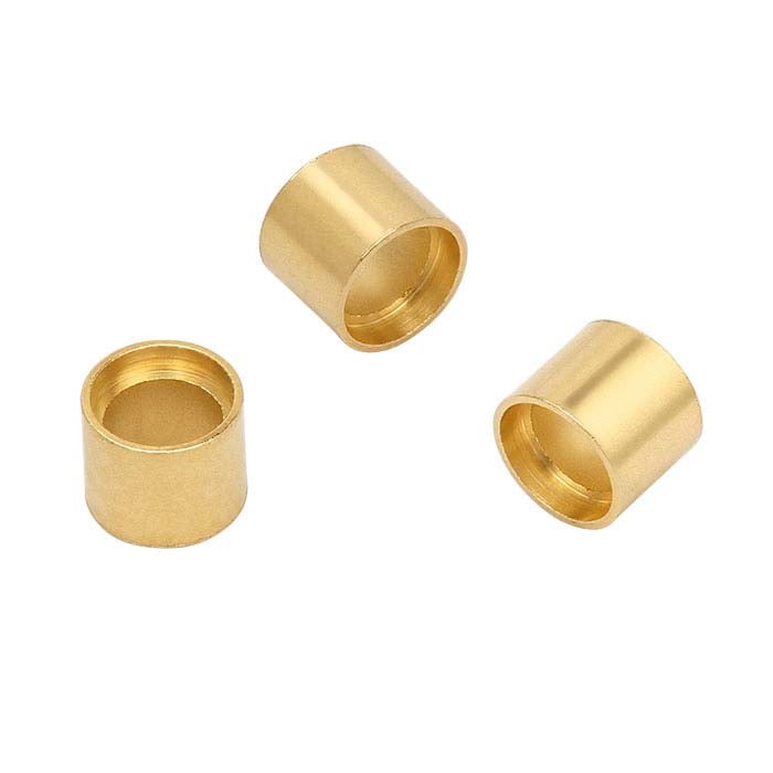 14K イエローゴールド 3mm ラウンドチューブ ベゼルセッティング