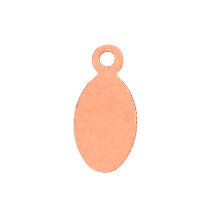 14/20 Rose Gold-Filled 10.9 x 5.3mm Oval Tag, 0.51mm