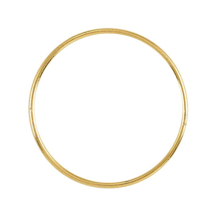 14/20 Yellow Gold-Filled Circle Component
