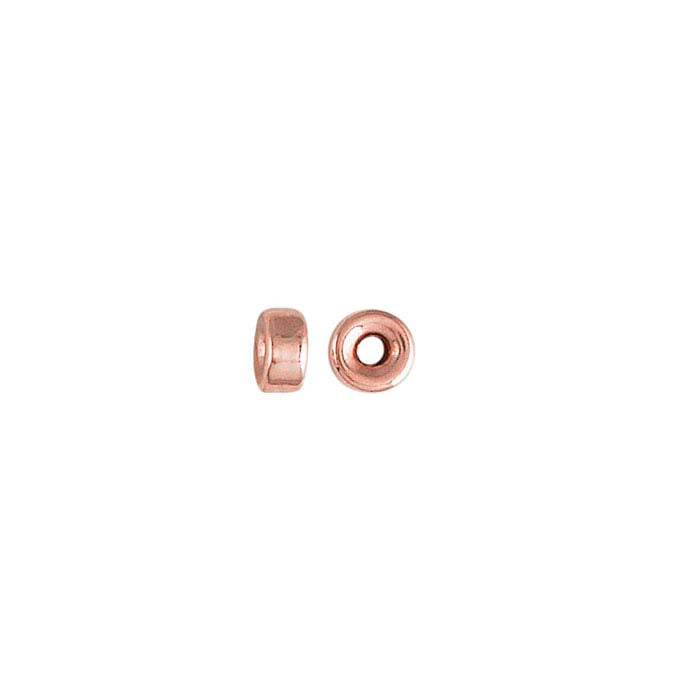 14/20 Rose Gold-Filled 3mm Roundel Bead