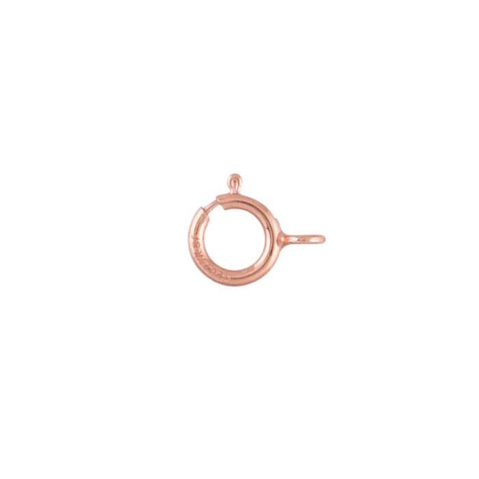 14/20 Roséguld-fylld 8 x 5,5 mm Lättviktsfjäderringslås
